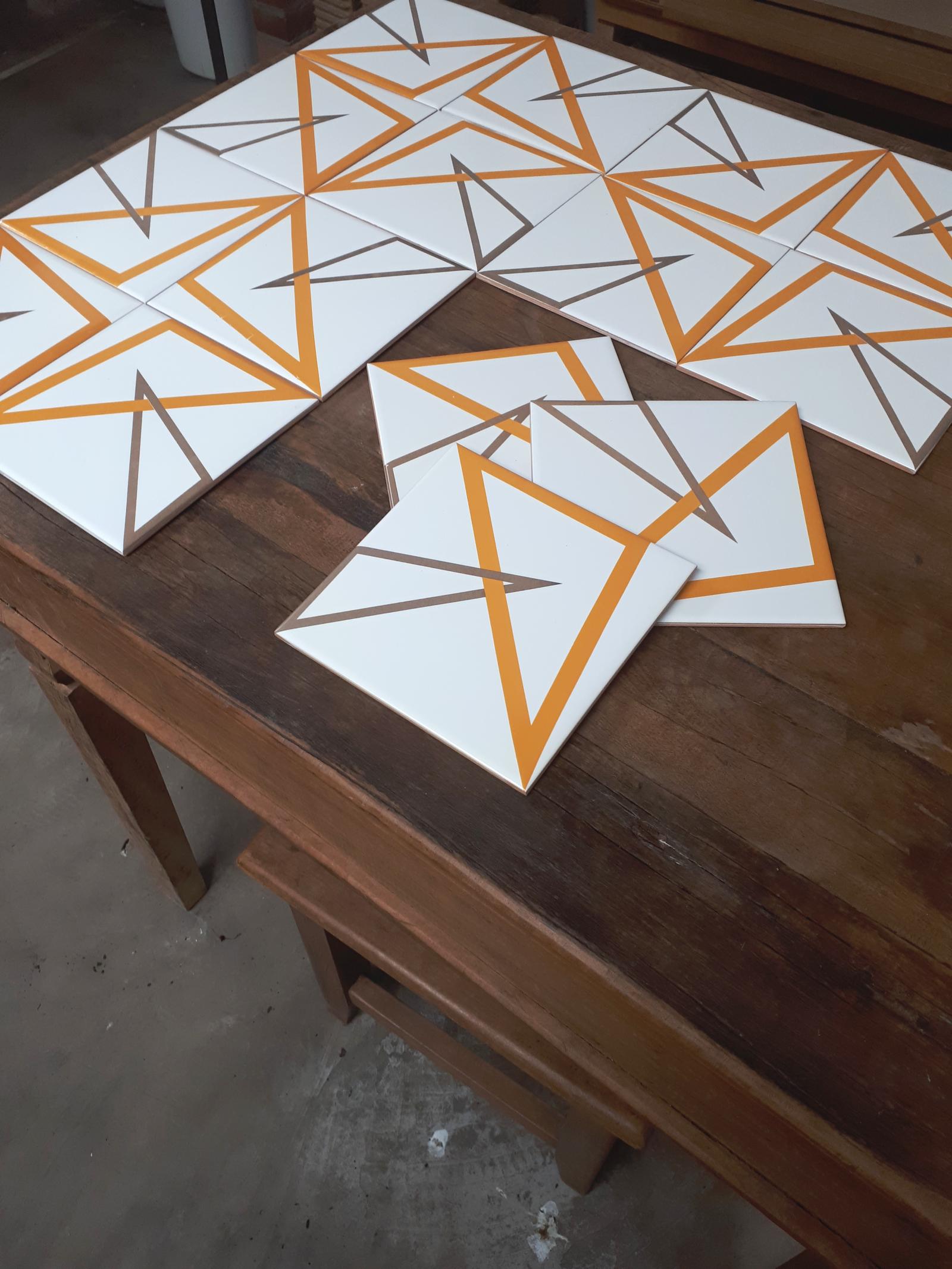 Nova montagem com azulejo Bossa