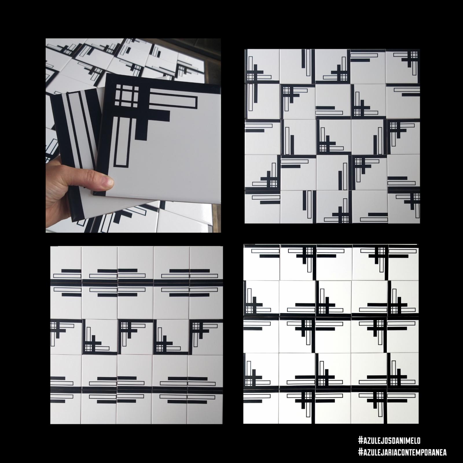 Azulejos Preto e branco Azulejos Preto e branco