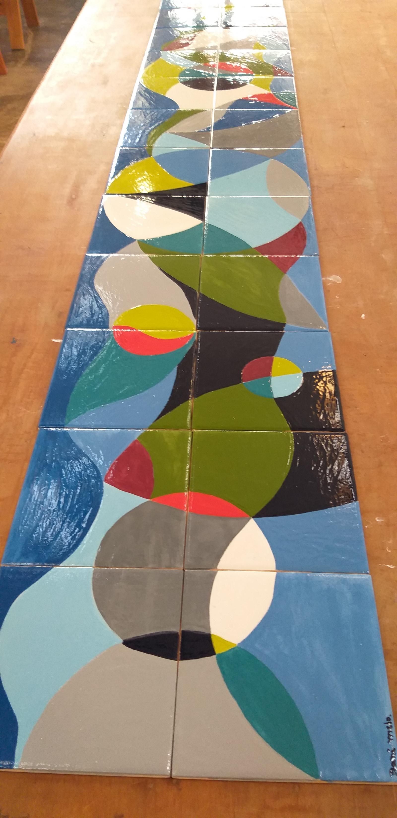 Painel pintado mao Painel pintado mao