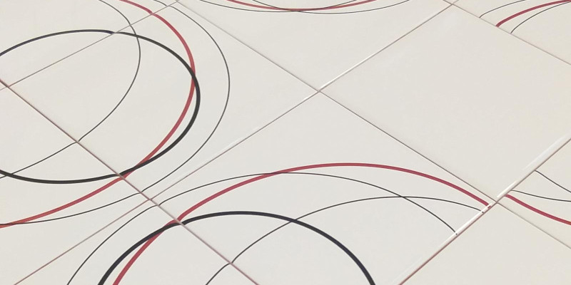 Produção com azulejos Aros