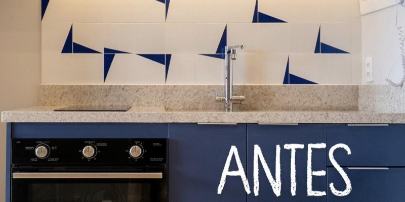 Cozinha com azulejos Quilha