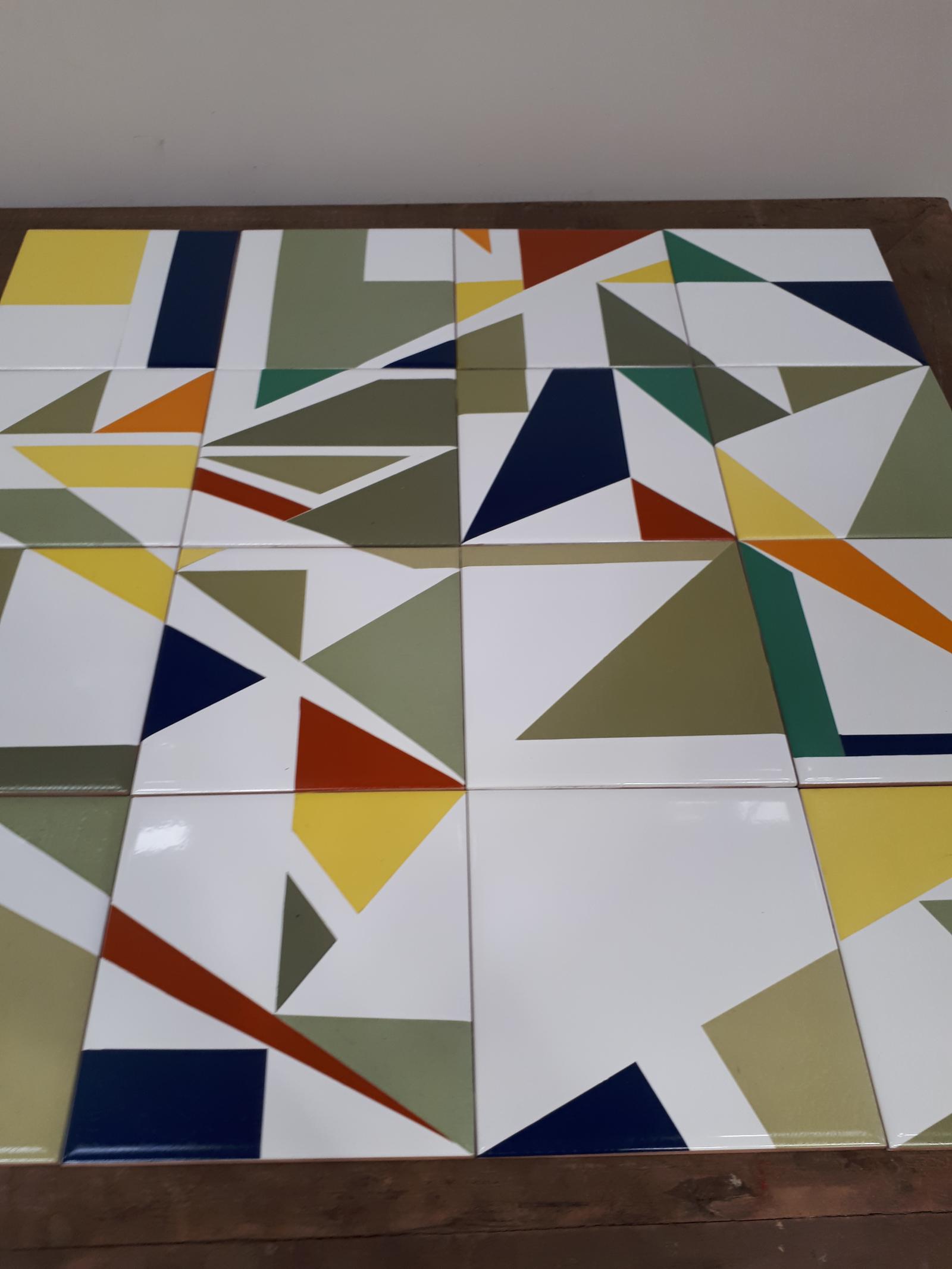 Painel único feito a mão