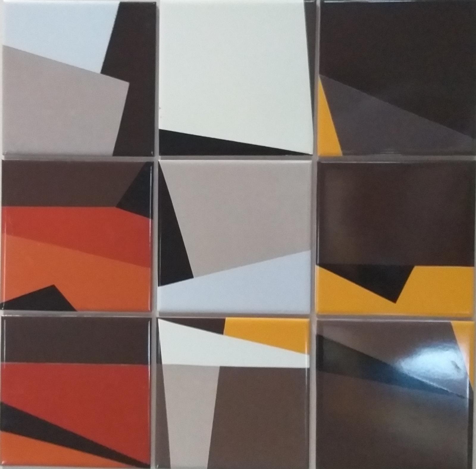 Azulejos geométricos feitos a mão!