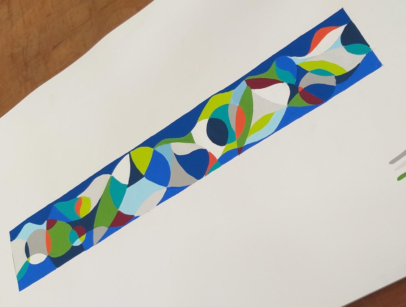 Painel pintado mão