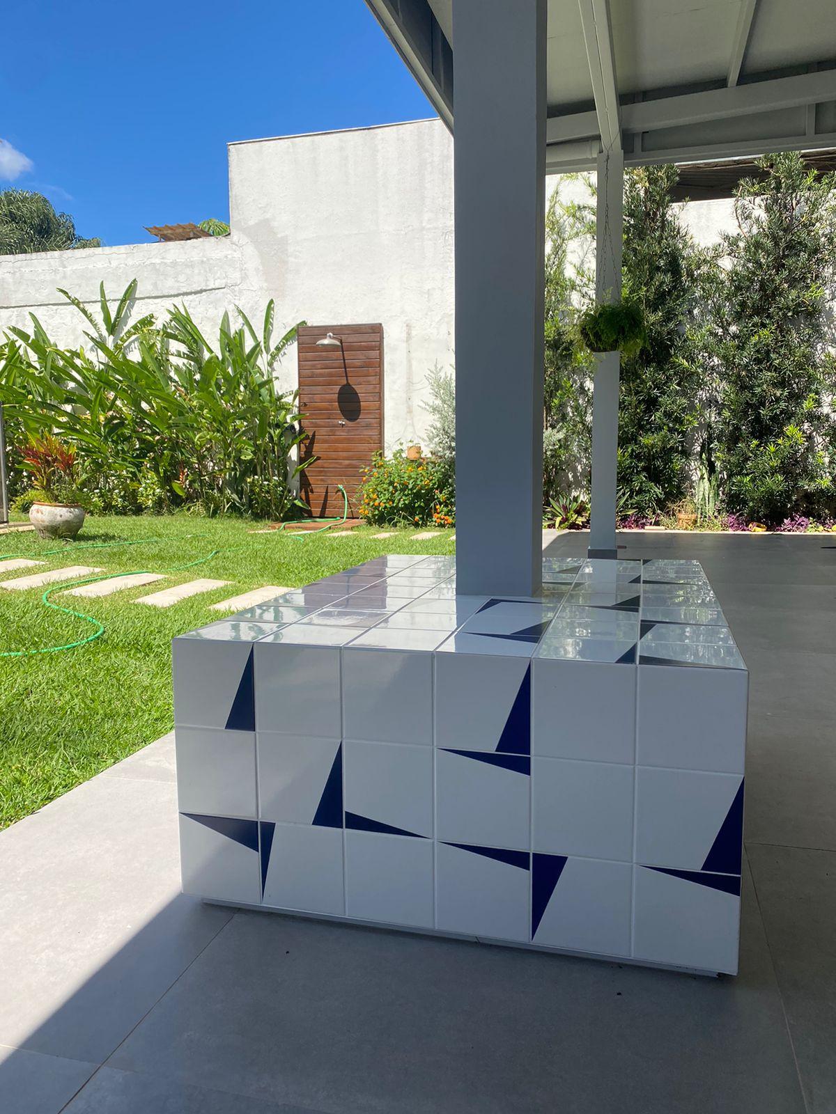 Banco com azulejos Quilha Banco com azulejos Quilha