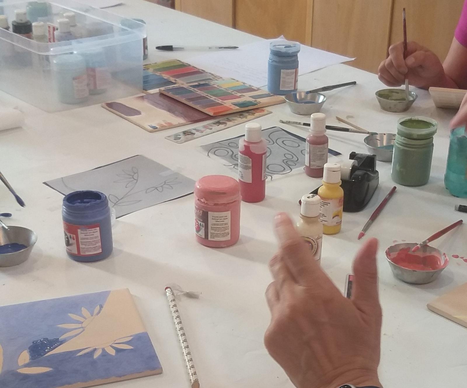 Oficina de Pintura em Azulejo