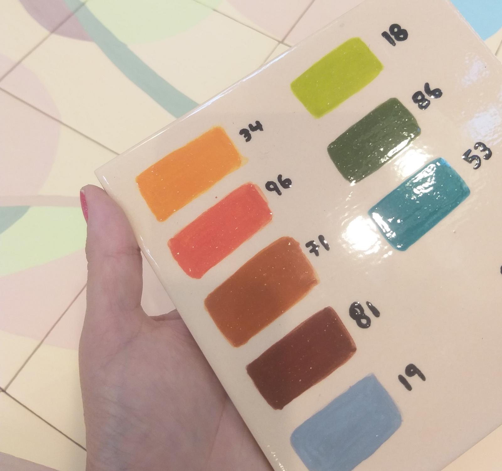 Painel pintado à mão