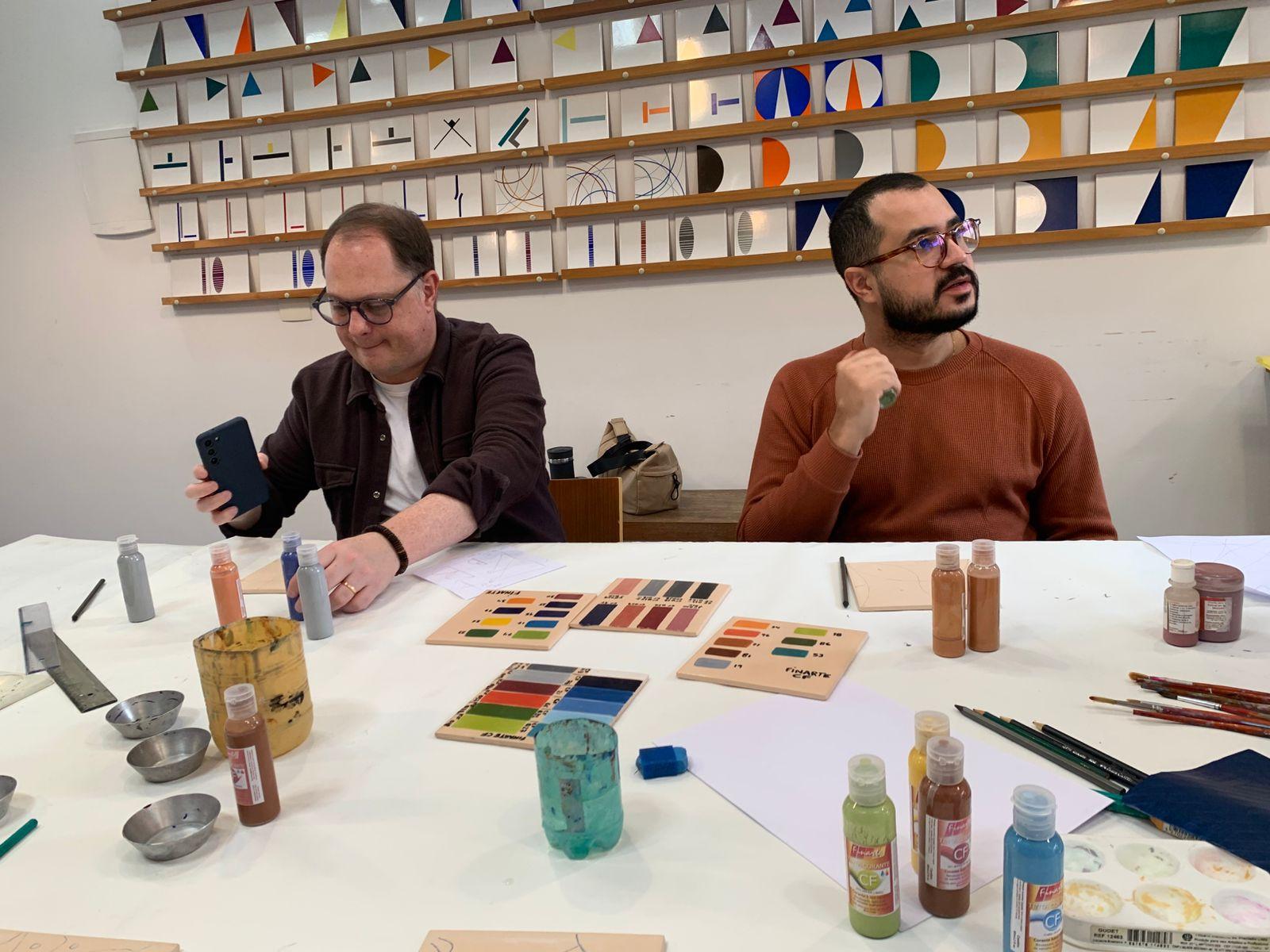 Oficina de Pintura em azulejo