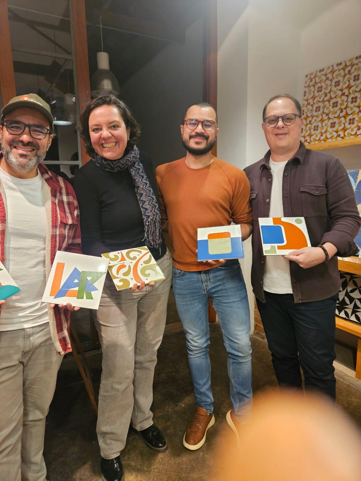 Oficina de Pintura em azulejo