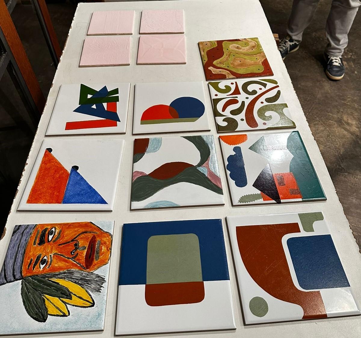 Oficina de Pintura em azulejo