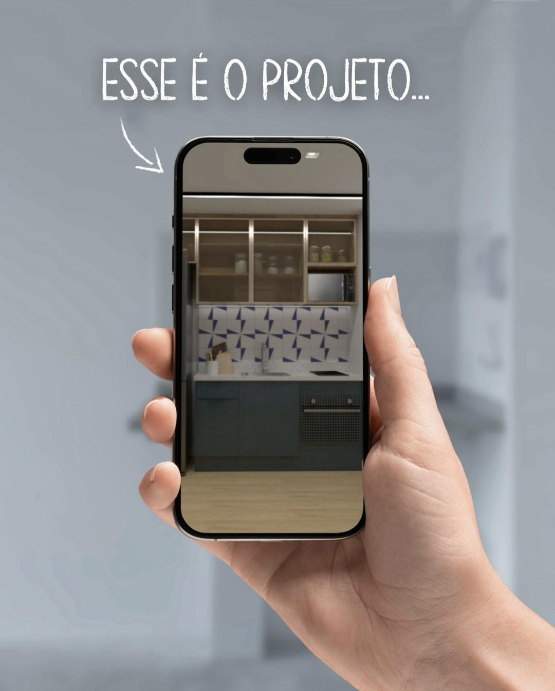 Cozinha com azulejos Quilha