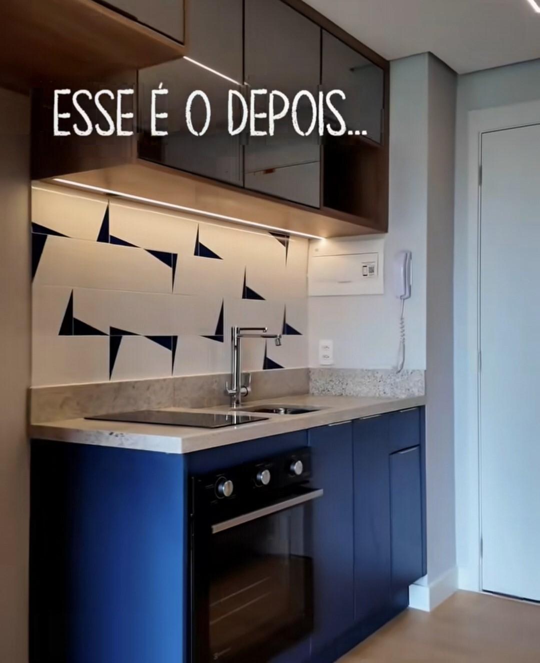 Cozinha com azulejos Quilha